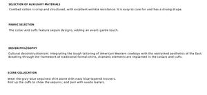 desc::sequin-spliced-shoulder-pad-shirt-unisex-streetwear-button-down-detail-img-2