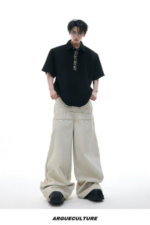 desc::sequin-square-neck-pin-polo-oversized-streetwear-tee-detail-img-12