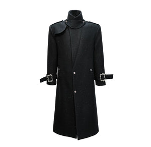 desc::sequin-wool-overcoat-broad-shoulder-streetwear-coat-detail-img-11