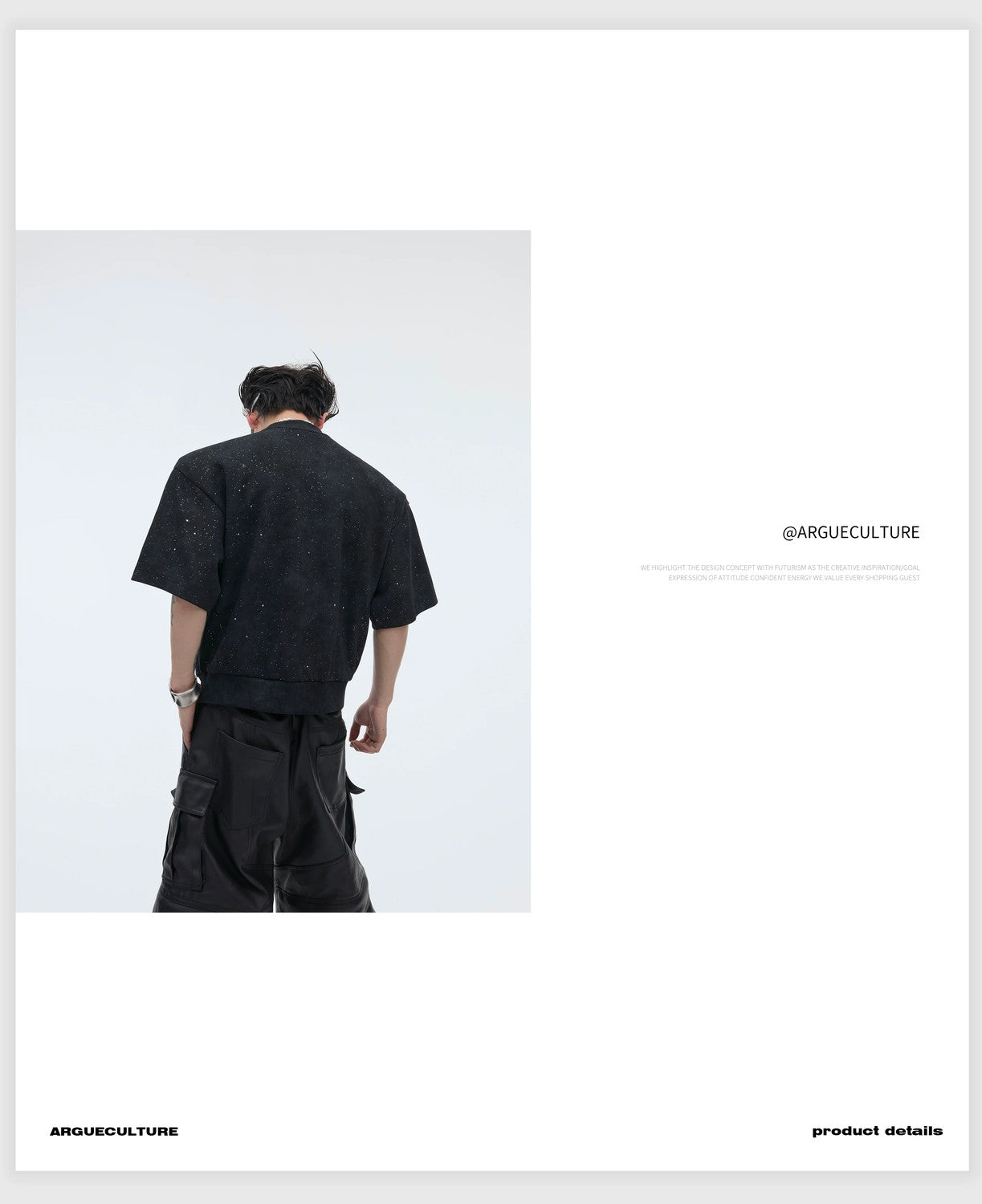 desc::shimmer-cropped-deconstructed-tee-with-shoulder-pads-detail-img-13