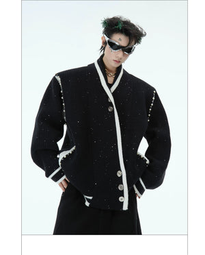 desc::shimmer-deconstructed-knit-cardigan-loose-streetwear-sweater-detail-img-15