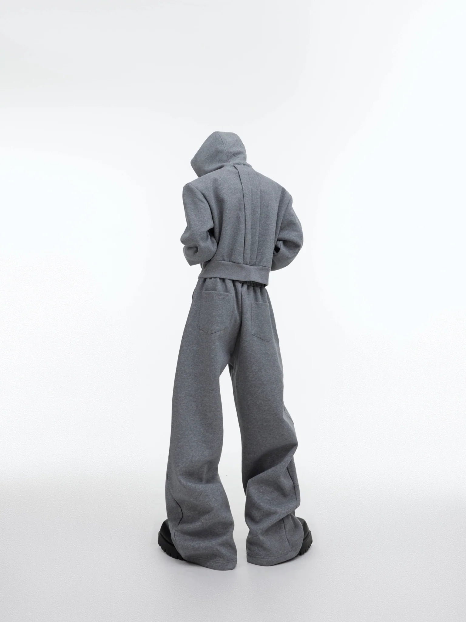 Shimmer Hoodie Set with Sequin Detailing and Zip - Up Sportwear - ArguE CulturE