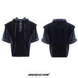 short-sleeve-patchwork-hoodie-sweatpants-streetwear-set-black-jacket