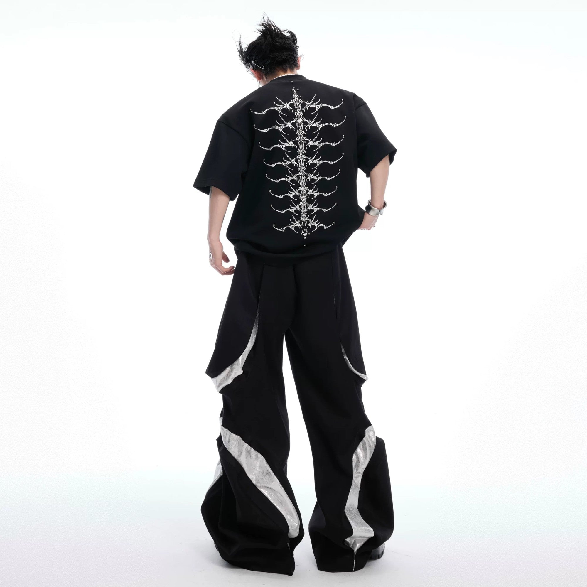 Detail shot of the premium high-count cotton fabric texture