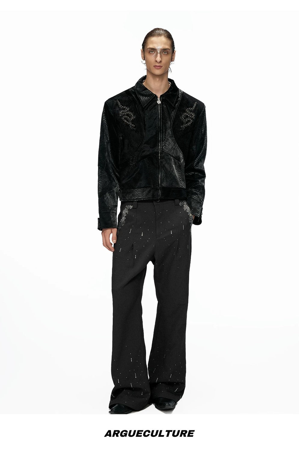 desc::snake-eye-studded-spine-faux-leather-streetwear-jacket-detail-img-13