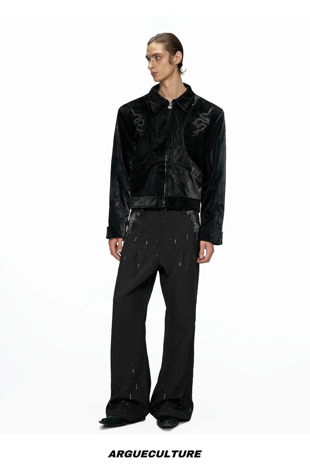 desc::snake-eye-studded-spine-faux-leather-streetwear-jacket-detail-img-15