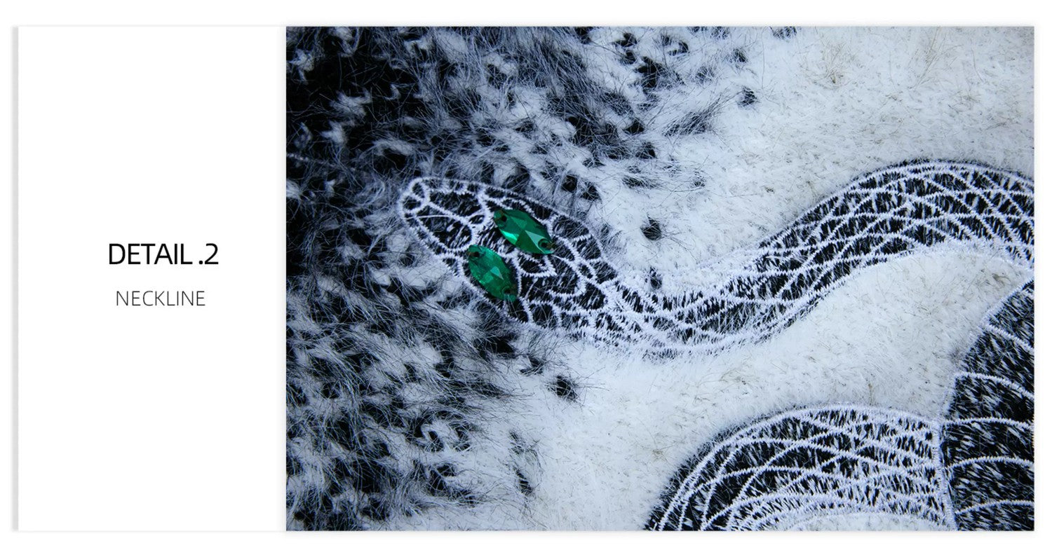 desc::snake-graphic-gradient-mohair-cardigan-baggy-fit-detail-img-2