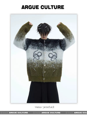 desc::snake-graphic-gradient-mohair-cardigan-baggy-fit-detail-img-9