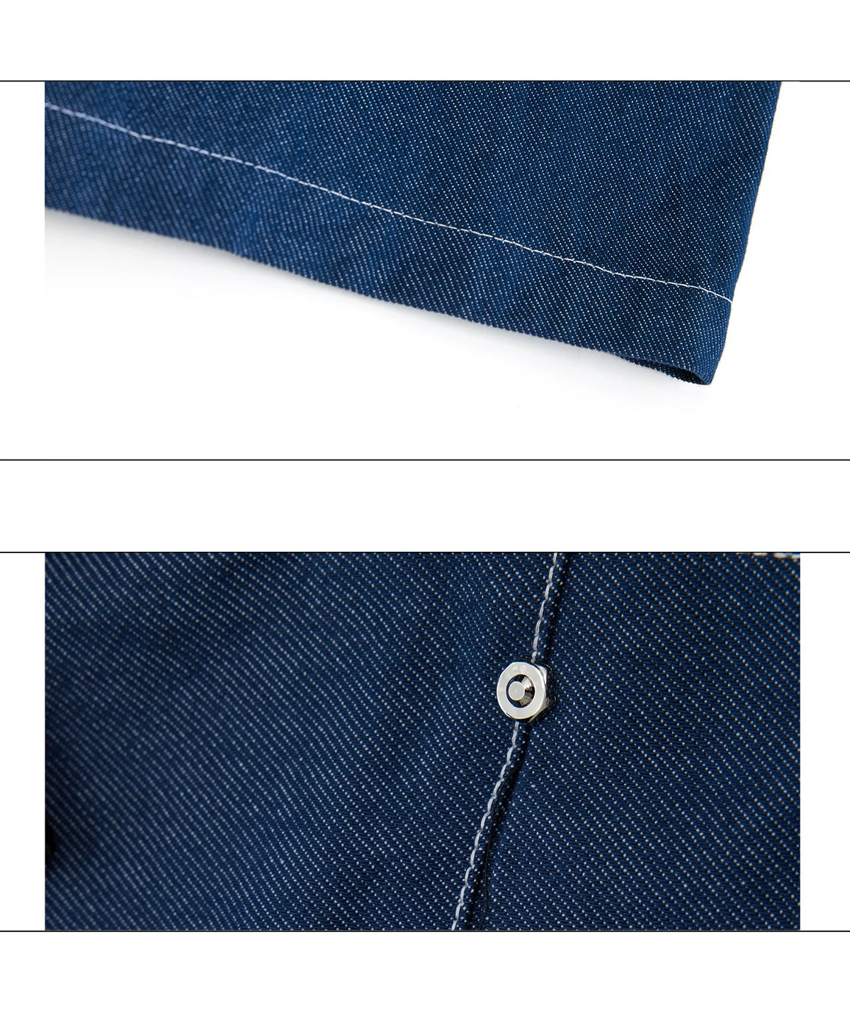 Snake-Panel Short-Sleeve Shirt & Pants Set in Blue - detail image 18