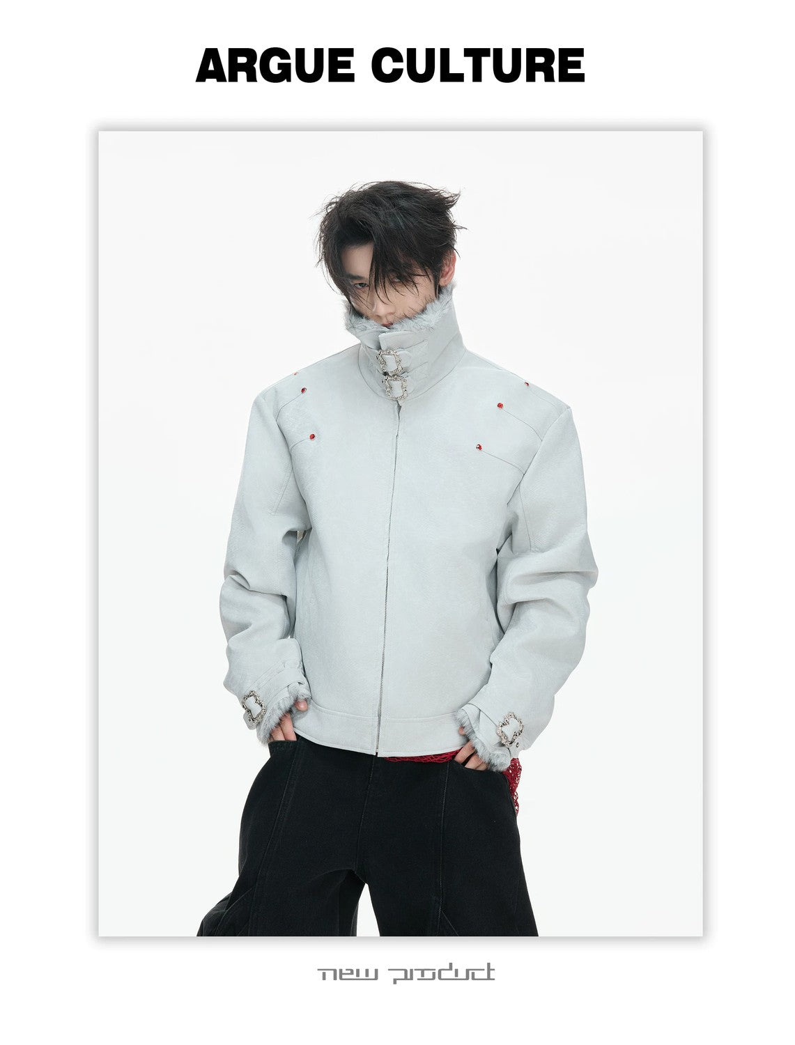 desc::snake-skin-puffer-jacket-faux-leather-streetwear-coat-detail-img-8