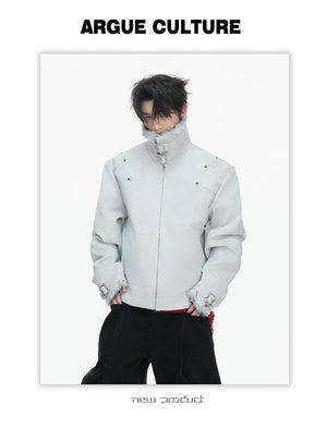desc::snake-skin-puffer-jacket-faux-leather-streetwear-coat-detail-img-8