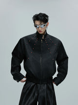 snake-texture-cropped-faux-leather-streetwear-jacket-black
