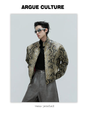 desc::snake-texture-cropped-faux-leather-streetwear-jacket-detail-img-17