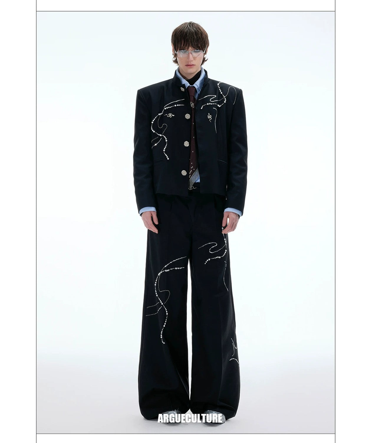 desc::snake-year-neo-chinese-loose-blazer-wide-leg-pants-set-detail-img-10