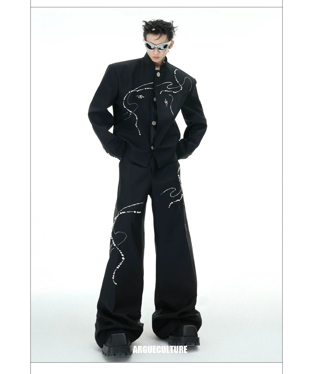 desc::snake-year-neo-chinese-loose-blazer-wide-leg-pants-set-detail-img-14