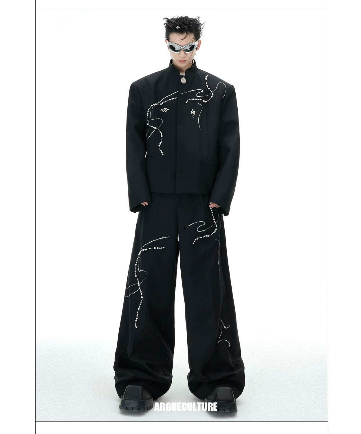 desc::snake-year-neo-chinese-loose-blazer-wide-leg-pants-set-detail-img-16