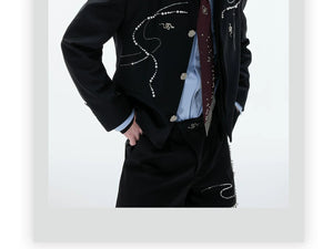 desc::snake-year-neo-chinese-loose-blazer-wide-leg-pants-set-detail-img-3