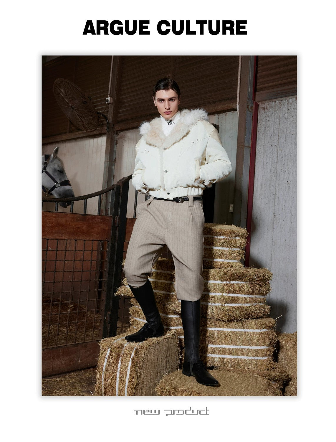 desc::snow-wolf-reversible-faux-fur-leather-padded-jacket-detail-img-4