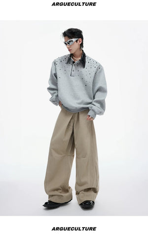 desc::starry-pearl-embellished-polo-sweatshirt-oversized-detail-img-11