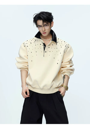 desc::starry-pearl-embellished-polo-sweatshirt-oversized-detail-img-8