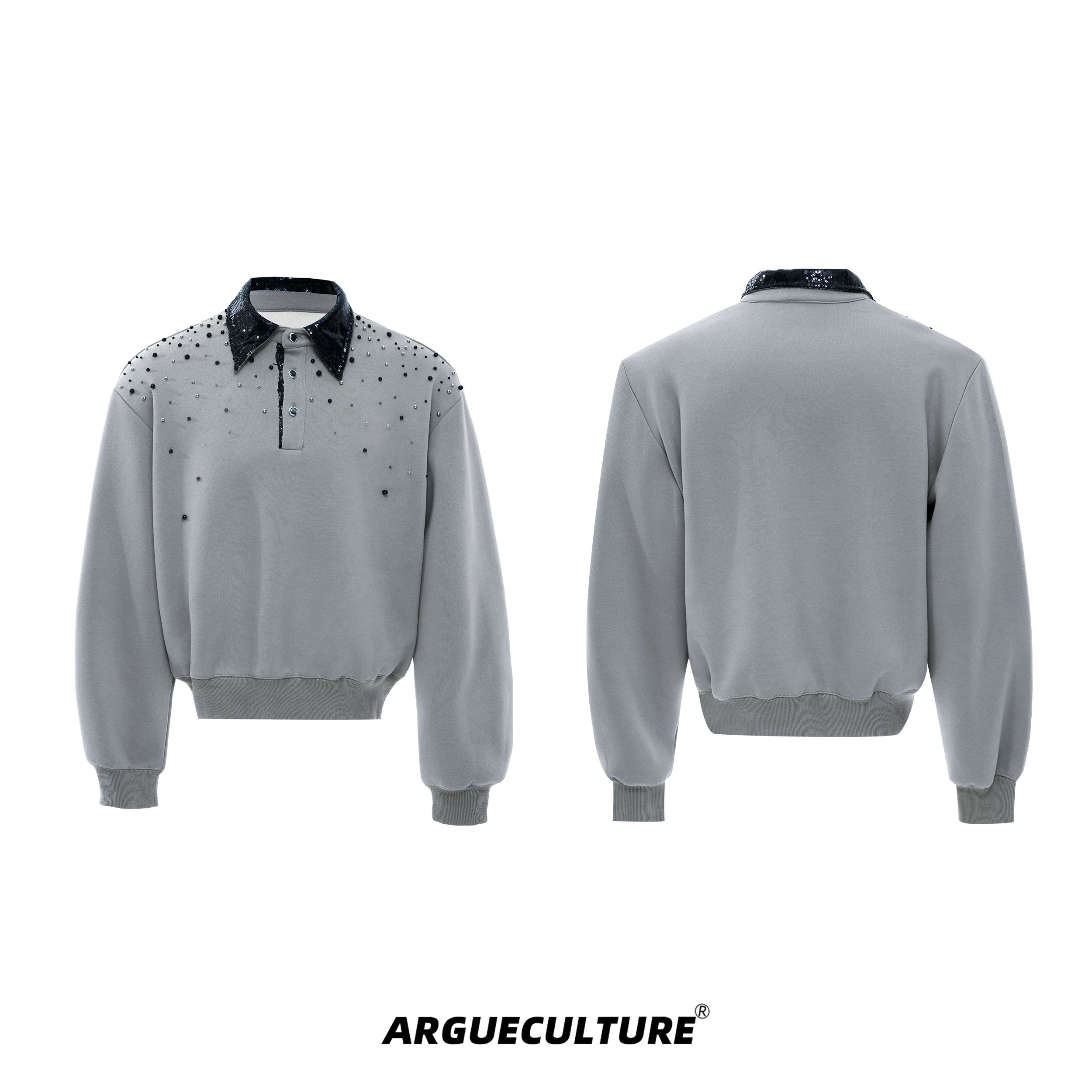 starry-pearl-embellished-polo-sweatshirt-oversized-gray