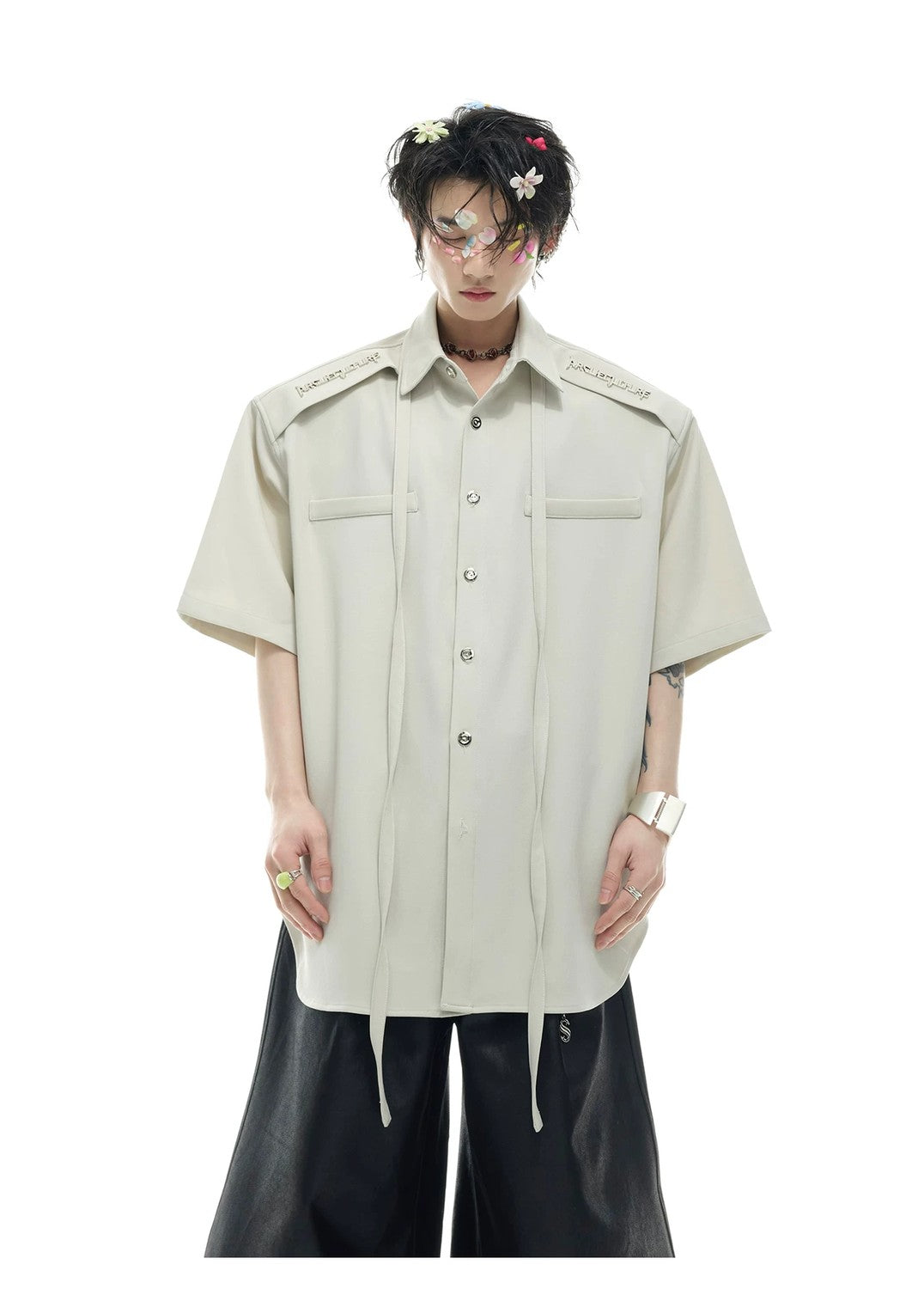 desc::streamer-detail-relaxed-short-sleeve-shirt-high-street-tee-detail-img-5