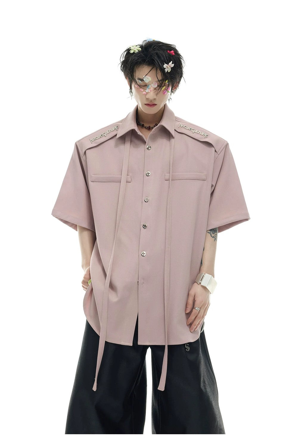 desc::streamer-detail-relaxed-short-sleeve-shirt-high-street-tee-detail-img-6