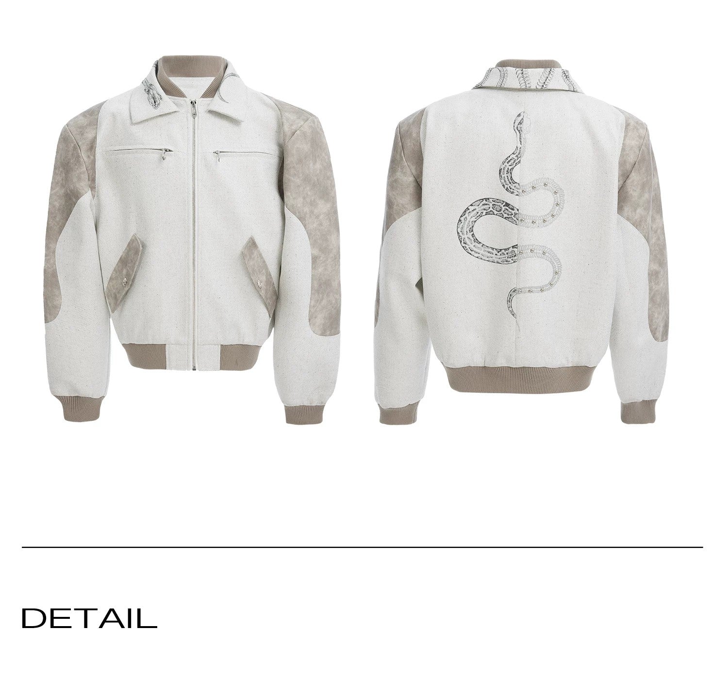 desc::streetwear-snake-pattern-patchwork-cropped-jacket-detail-img-14