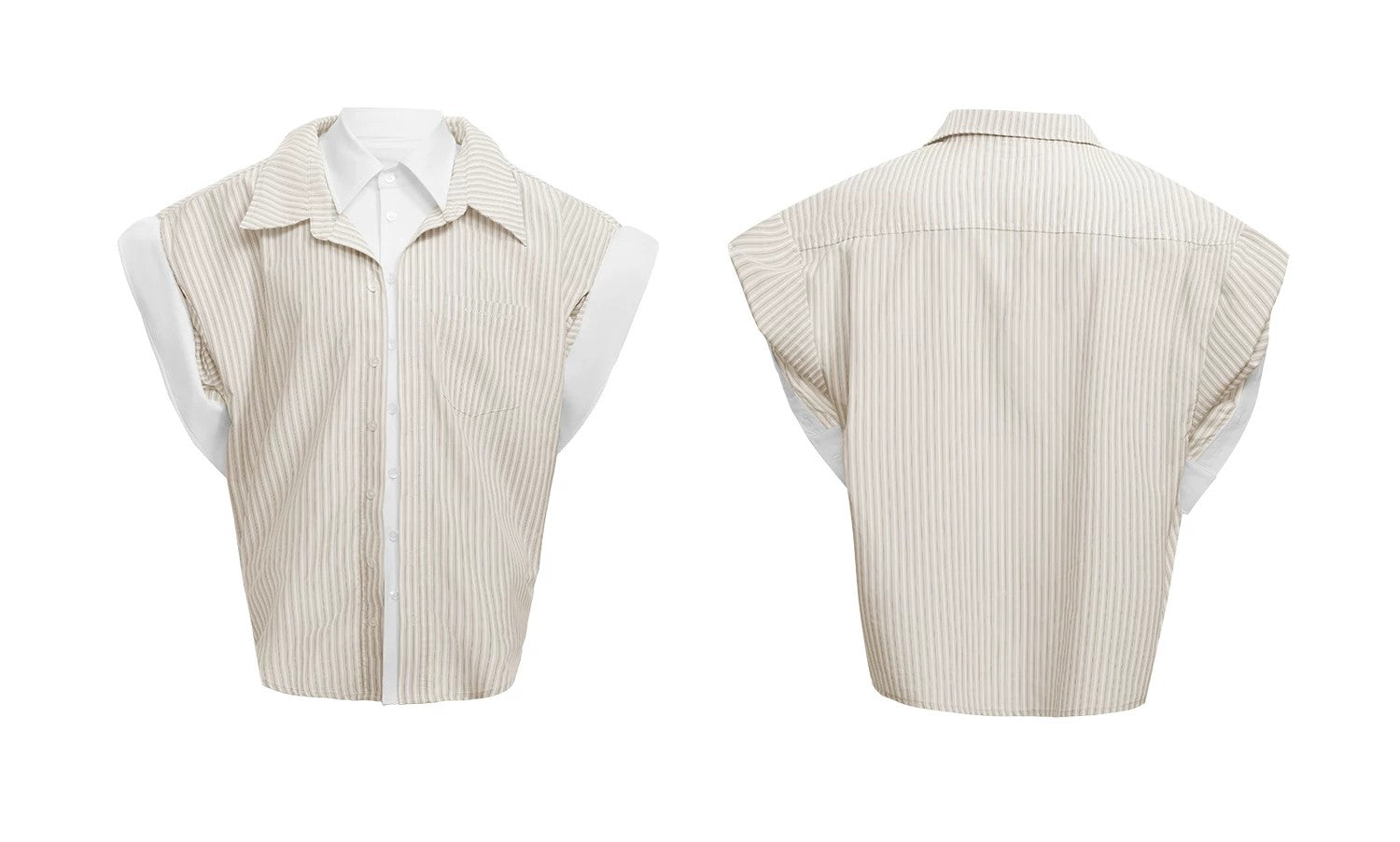 desc::striped-faux-2-piece-short-sleeve-shirt-oversized-preppy-tee-detail-img-15