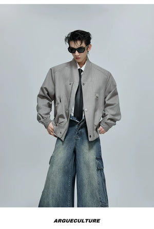 desc::striped-stand-collar-boxy-jacket-unisex-streetwear-essential-detail-img-10