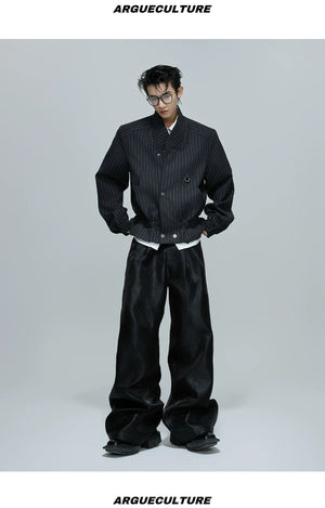 desc::striped-stand-collar-boxy-jacket-unisex-streetwear-essential-detail-img-12