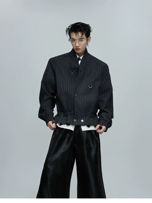 desc::striped-stand-collar-boxy-jacket-unisex-streetwear-essential-detail-img-5