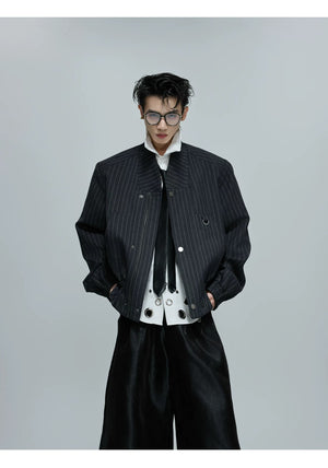 desc::striped-stand-collar-boxy-jacket-unisex-streetwear-essential-detail-img-9