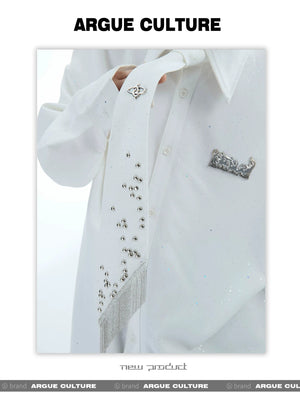 desc::studded-heavy-fringe-necktie-punk-streetwear-accessory-detail-img-6