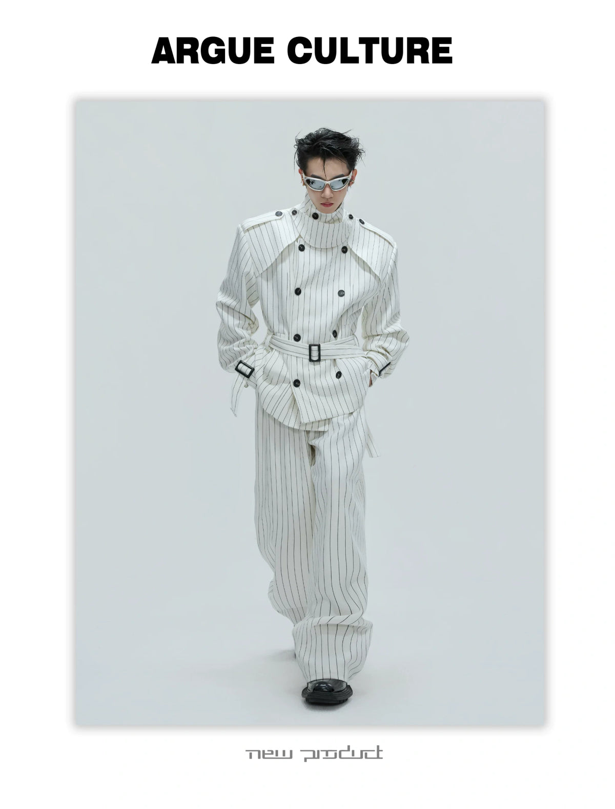 Relaxed Cotton-Linen Suiting Set - product detail
