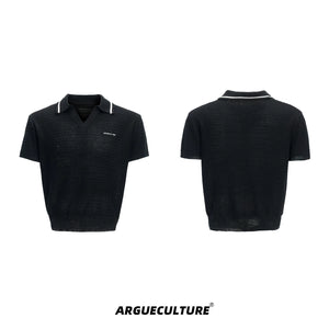 textured-knit-polo-contrast-stitching-oversized-shirt-blue