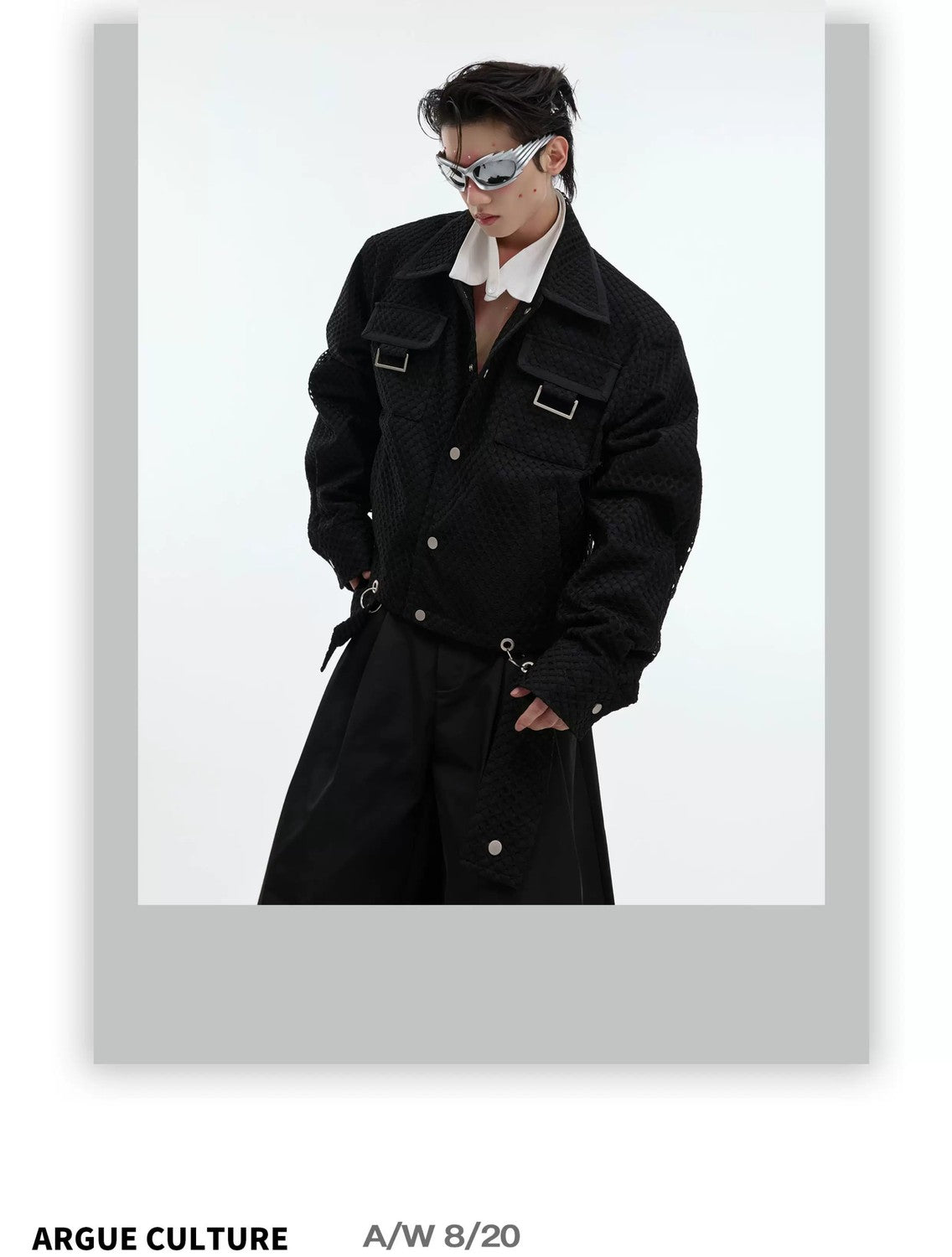 desc::textured-mesh-deconstructed-boxy-lapel-jacket-detail-img-1