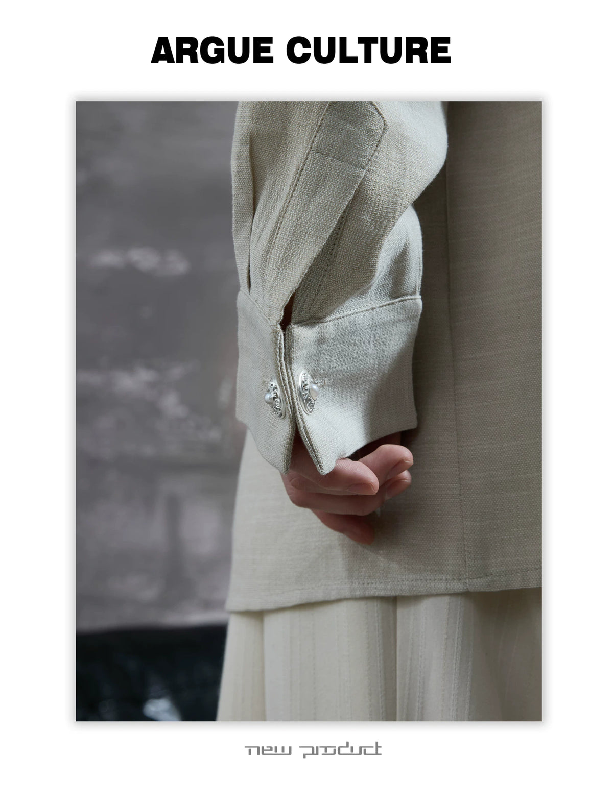 Textured Pleated Long-Sleeve Button-Front Shirt - detail image 26