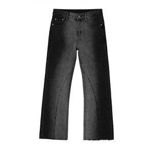 tie-dye-gradient-flared-jeans-with-distressed-hem-black