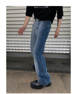 desc::tie-dye-gradient-flared-jeans-with-distressed-hem-detail-img-14