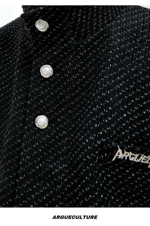 desc::tweed-textured-streetwear-set-pearl-button-jacket-pants-detail-img-15