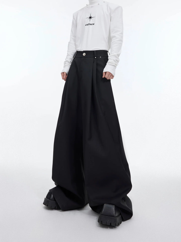 Unique Versatile Pleated Casual Trousers with Straight Fit for Men - ArguE CulturE