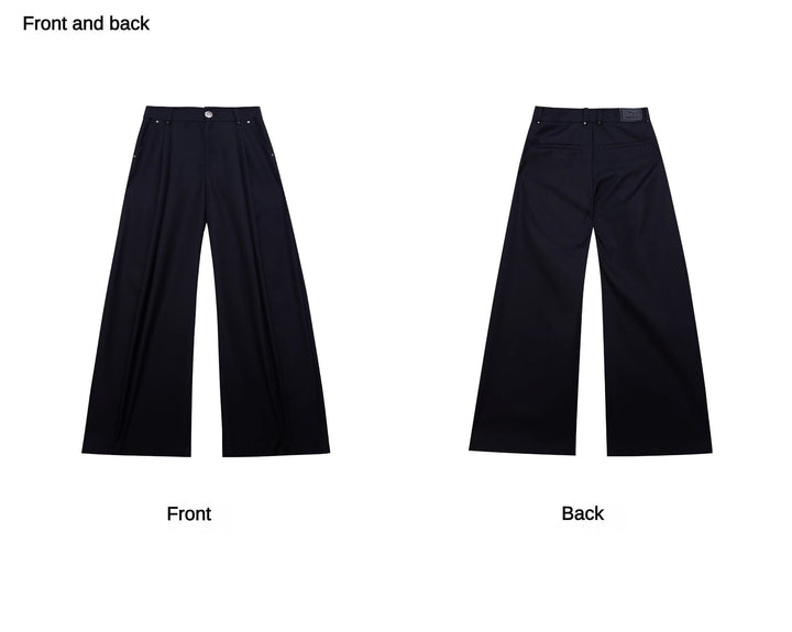 Unique Versatile Pleated Casual Trousers with Straight Fit for Men - ArguE CulturE