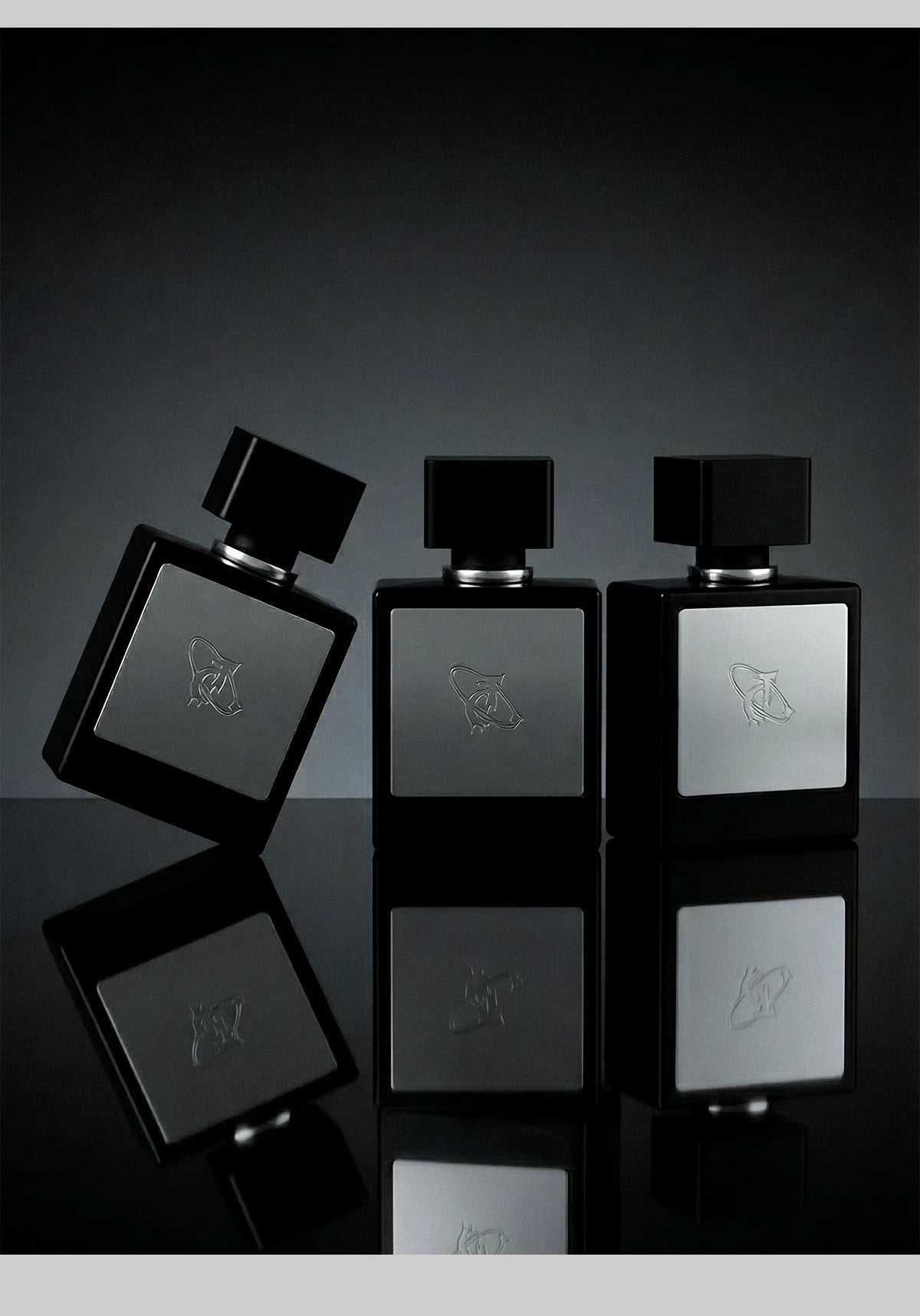 Unisex Woody Agarwood Fragrance, 50 mL Black Silver - detail image 2