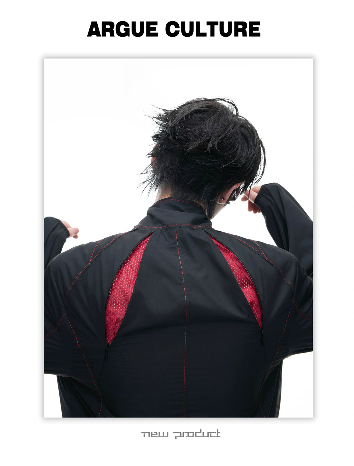 UPF 50+ Mesh Panel Zip Sun Jacket with Stand Collar - detail image 6