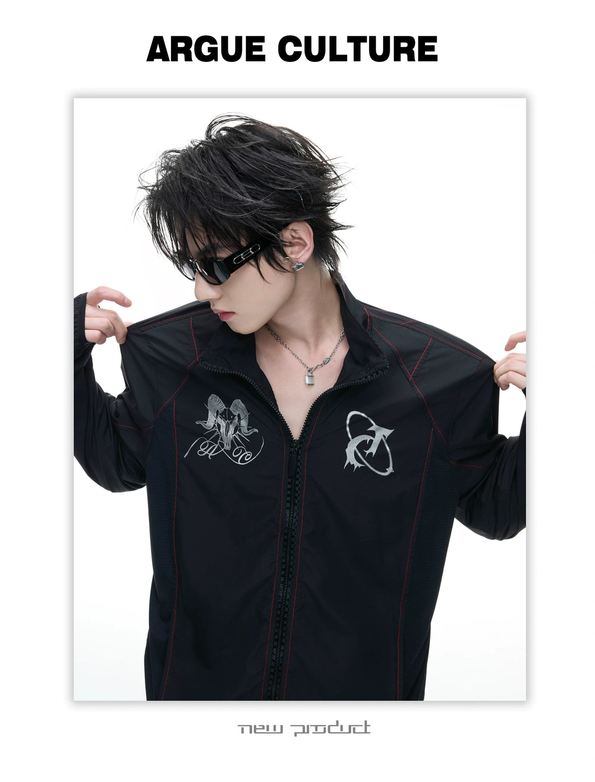 UPF 50+ Mesh Panel Zip Sun Jacket with Stand Collar - detail image 7