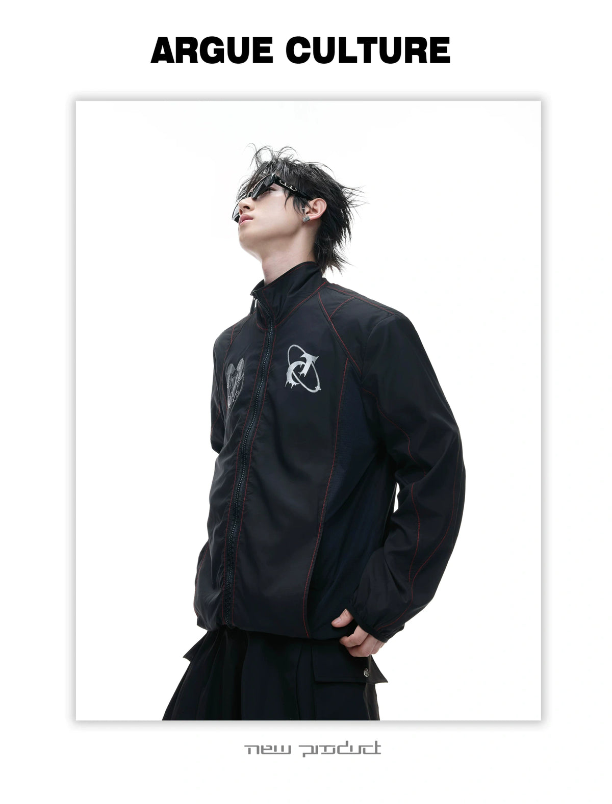 UPF 50+ Mesh Panel Zip Sun Jacket with Stand Collar - detail image 5