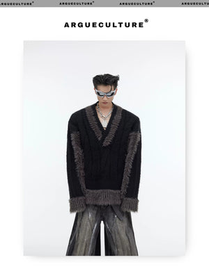 desc::v-neck-color-block-plush-knit-sweater-oversized-streetwear-detail-img-11
