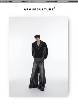 desc::v-neck-color-block-plush-knit-sweater-oversized-streetwear-detail-img-2