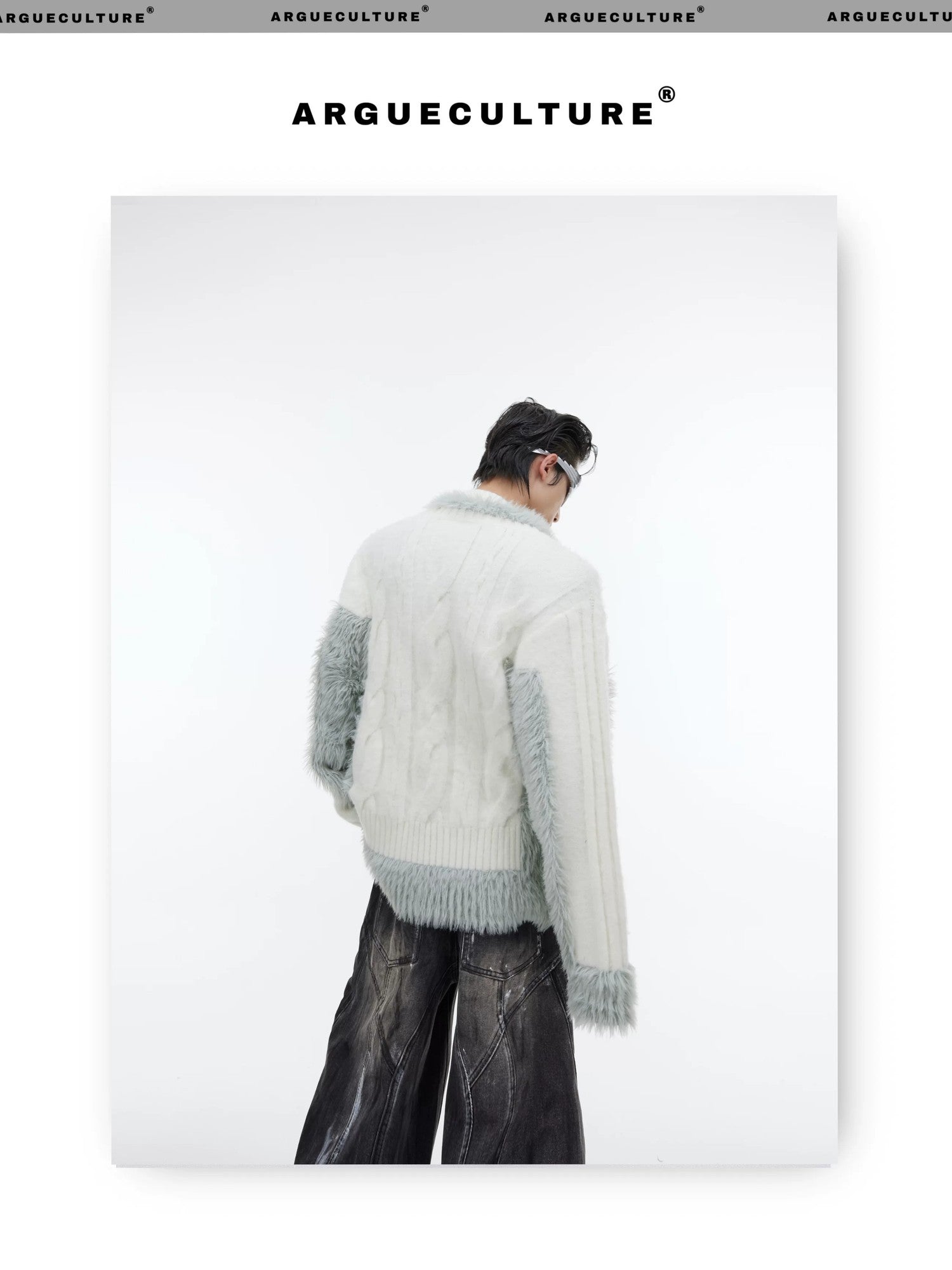 desc::v-neck-color-block-plush-knit-sweater-oversized-streetwear-detail-img-4